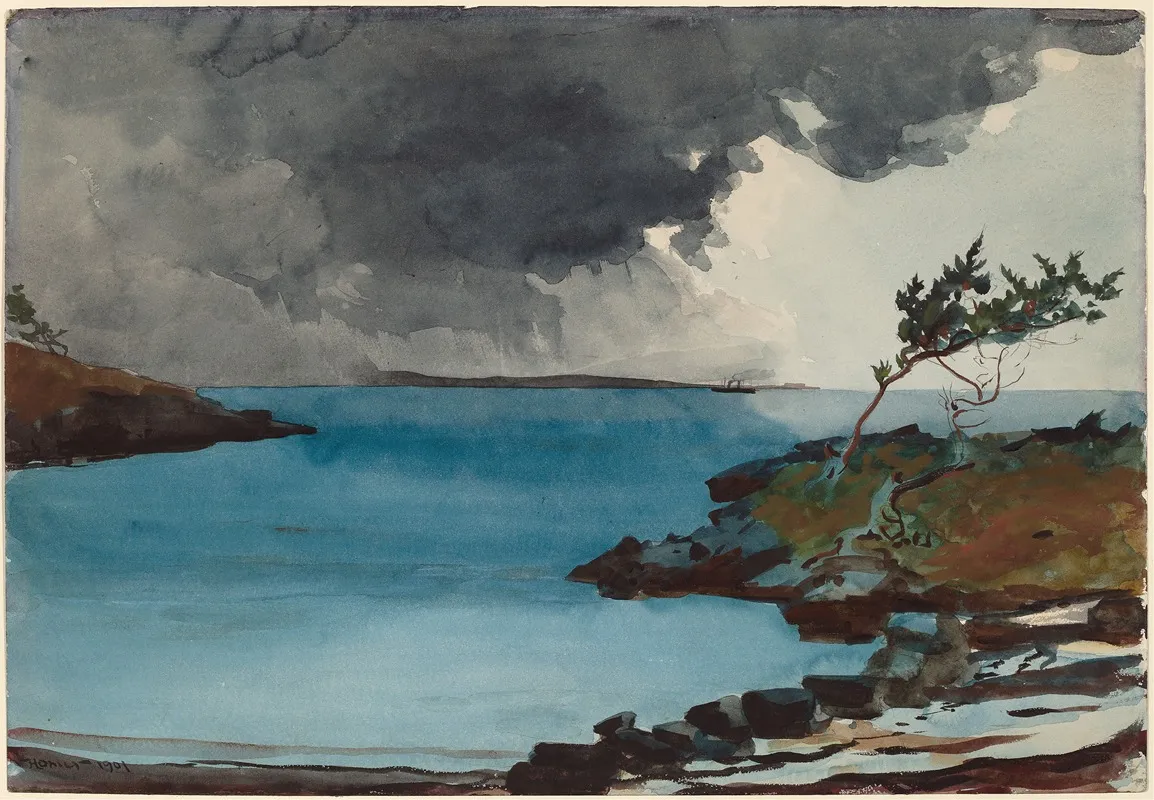 The Coming Storm Wall Art by Winslow Homer - High-Resolution Digital Print