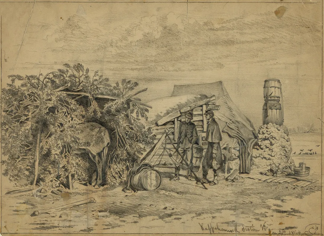 The Commissary Sergeants Quarters Weighing Salt Horse