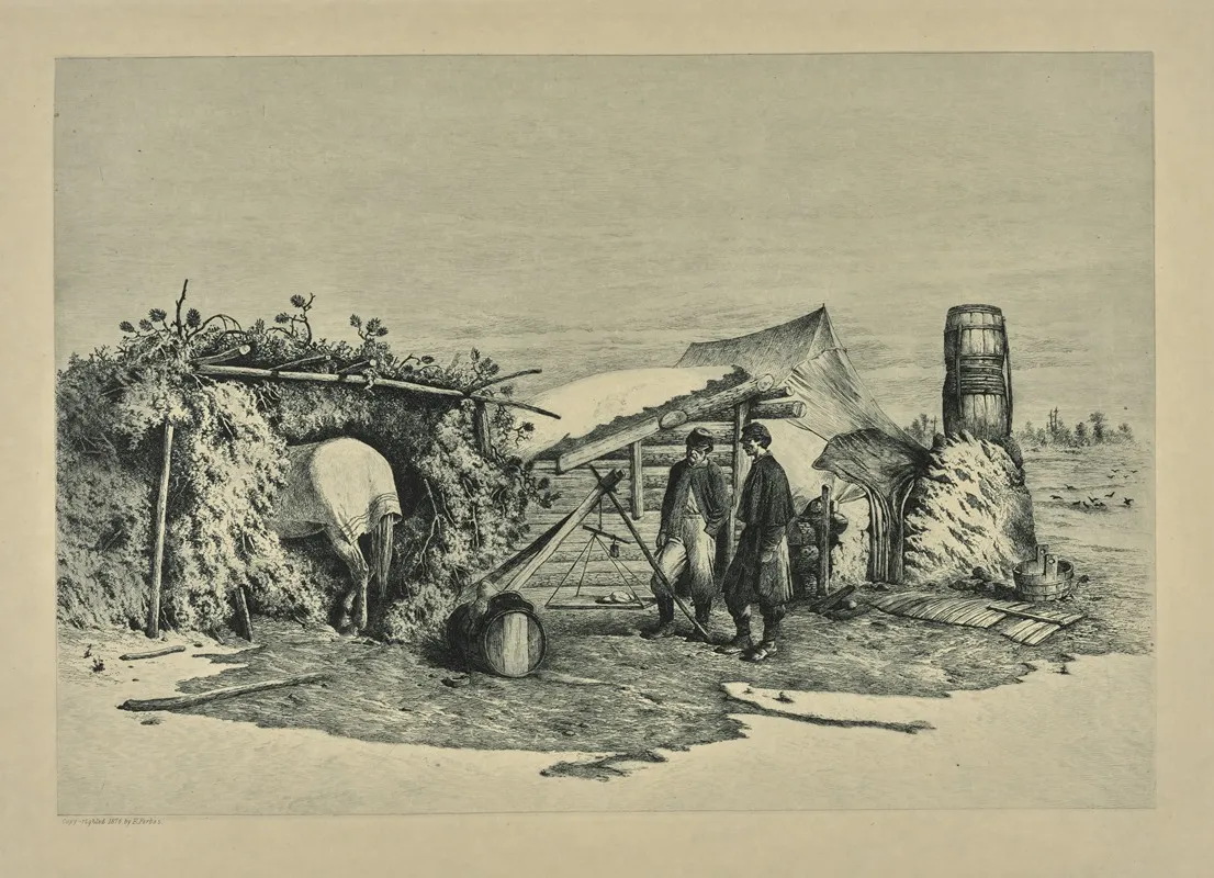 The Commissarys Quarters In Winter Camp 2