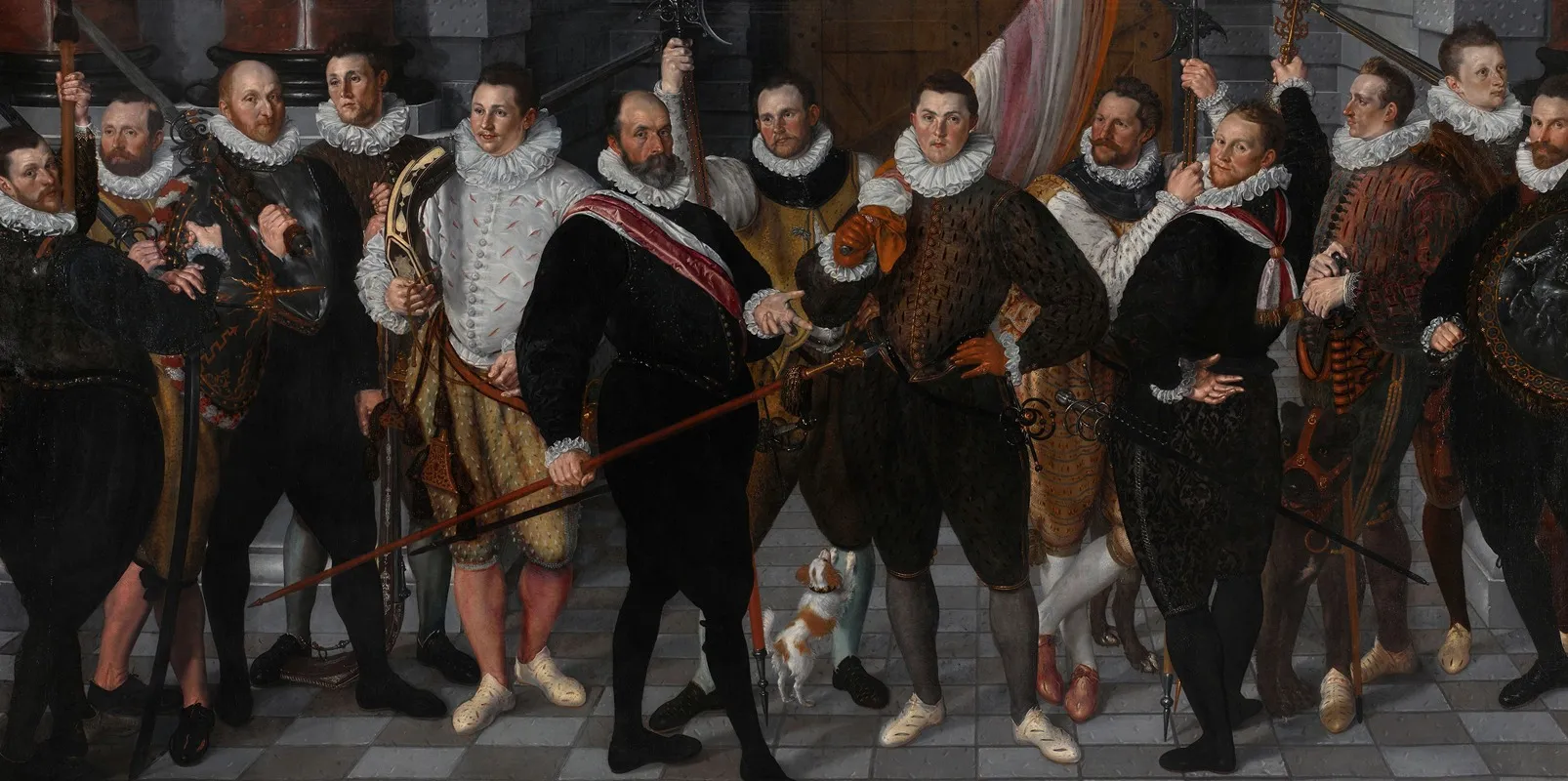 The Company Of Captain Dirck Jacobsz Rosecrans And Lieutenant Pauw Wall Art by Cornelis Ketel - High-Resolution Digital Print