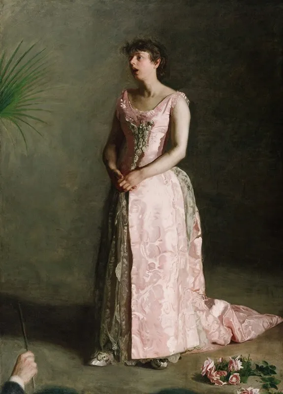 The Concert Singer 2 Wall Art by Thomas Eakins - High-Resolution Digital Print