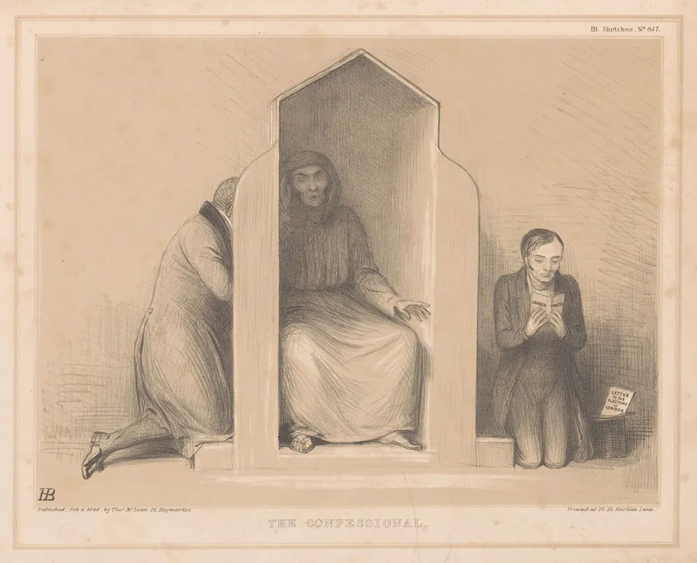 The Confessional Wall Art by John Doyle - High-Resolution Digital Print
