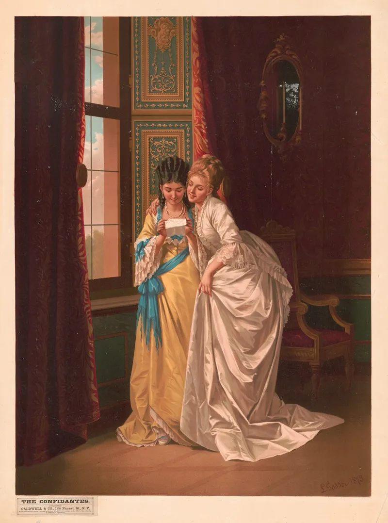 The Confidantes Wall Art by Caldwell &amp; Co. - High-Resolution Digital Print