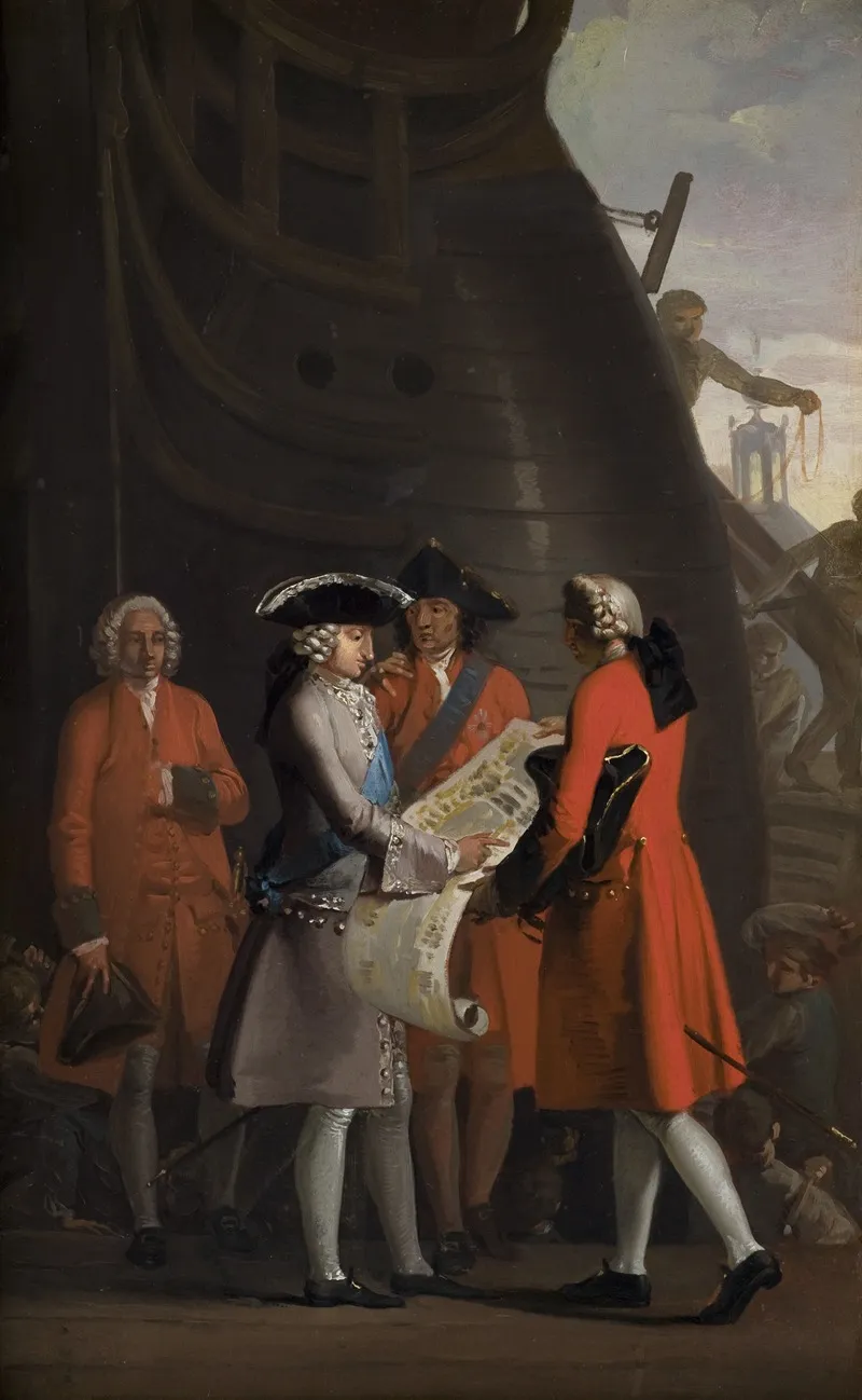 The Construction Of Copenhagens Dock In The Reign Of Christian Vi