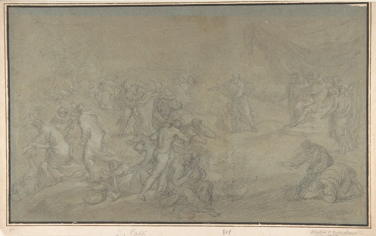 The Contest Of Elijah And The Prophets Of Baal On Mount Carmel