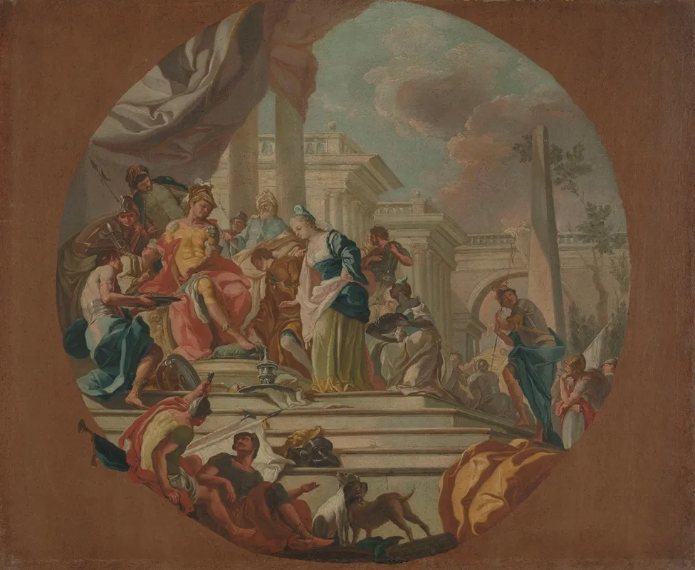 The Continence Of Scipio 17 Wall Art by Giacinto Diana - High-Resolution Digital Print