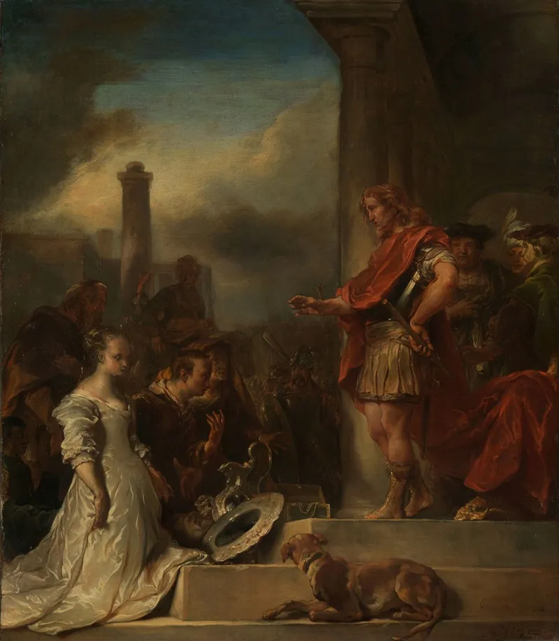 The Continence Of Scipio 18 Wall Art by Jan van Noordt - High-Resolution Digital Print