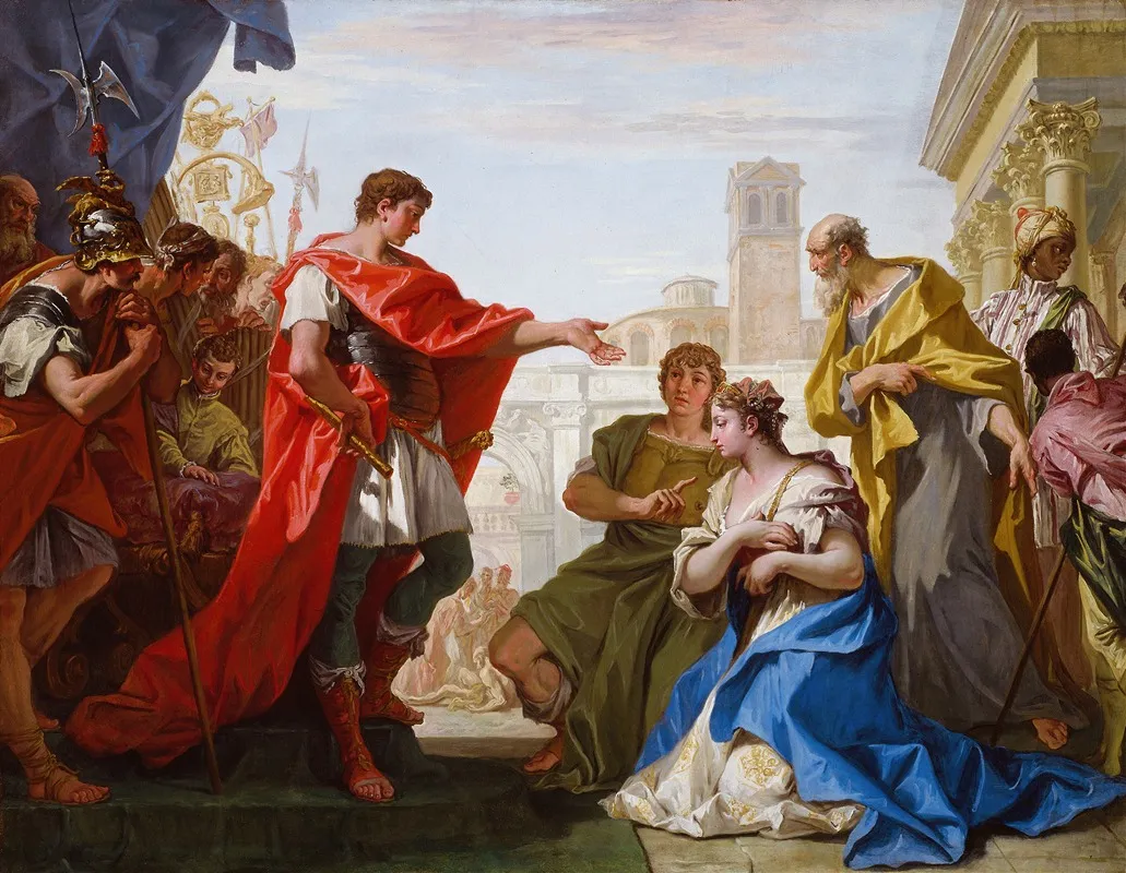 The Continence Of Scipio 4 Wall Art by Sebastiano Ricci - High-Resolution Digital Print