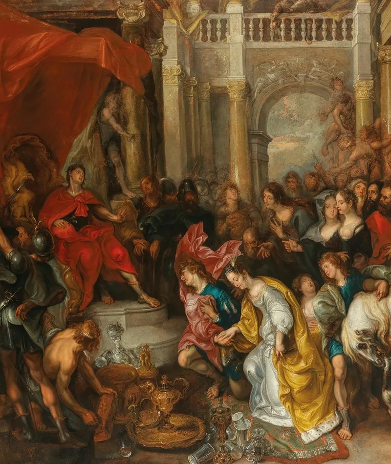 The Continence Of Scipio 7 Wall Art by Simon de Vos - High-Resolution Digital Print