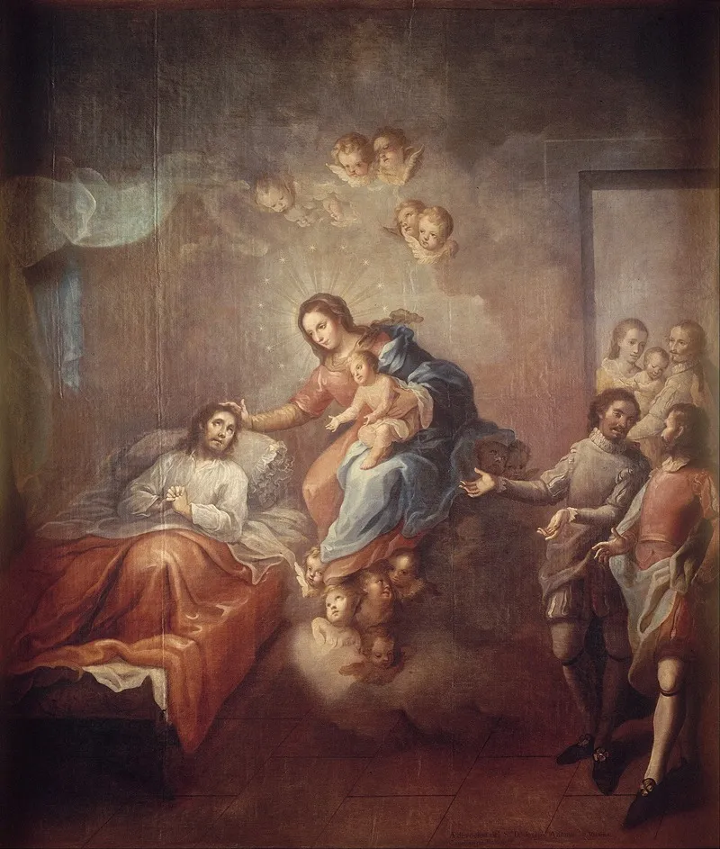 The Conversion Of Saint Ignatius Loyola Wall Art by Miguel Cabrera - High-Resolution Digital Print