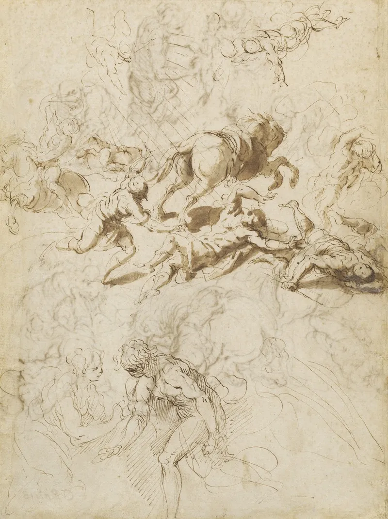 The Conversion Of Saint Paul Adam And Eve