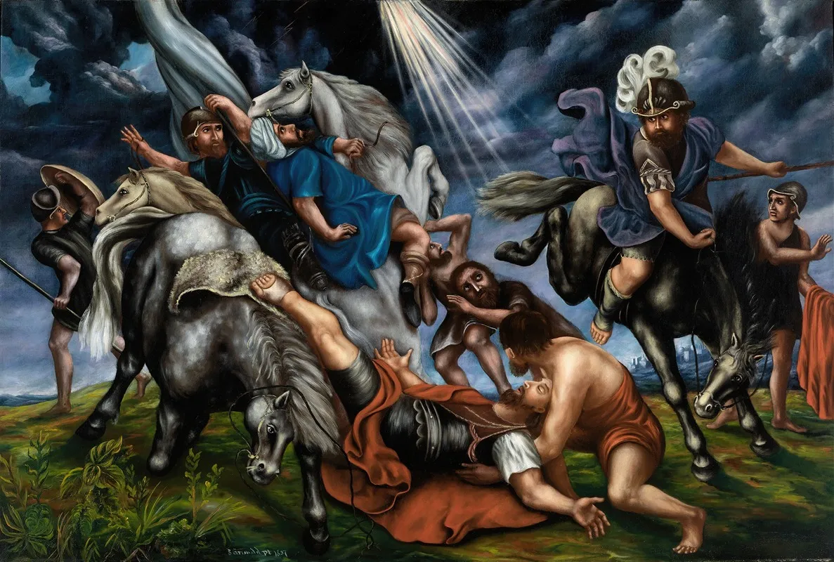 The Conversion Of Saul 2 Wall Art by Simeon Griswold - High-Resolution Digital Print