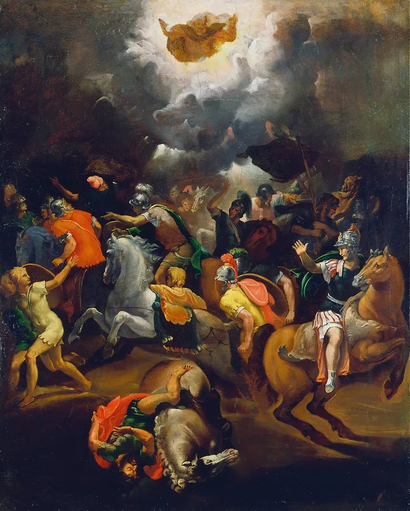 The Conversion Of Saul 3 Wall Art by Follower of Raphael - High-Resolution Digital Print