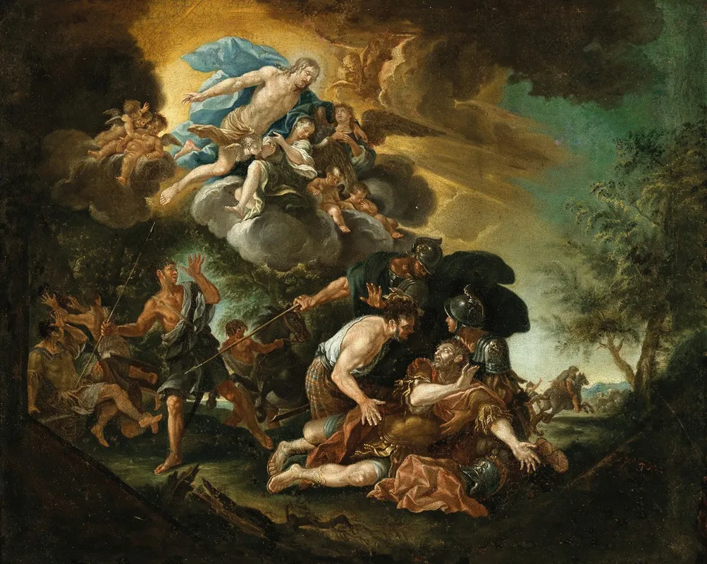 The Conversion Of Saul 4 Wall Art by Circle of Johann Heiss - High-Resolution Digital Print