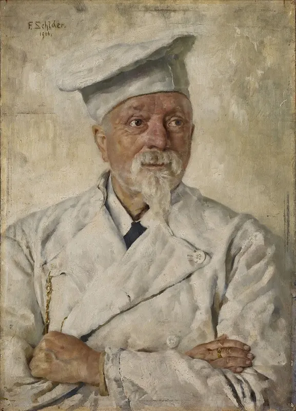 The Cook Simeon Wall Art by Fritz Schider - High-Resolution Digital Print