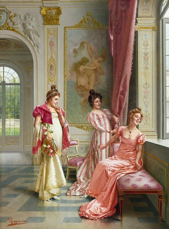 The Coquettes Adventure Wall Art by Vittorio Reggianini - High-Resolution Digital Print