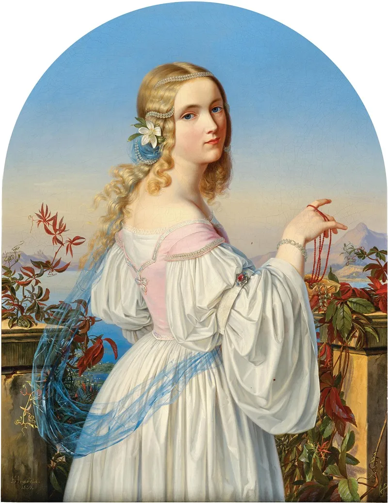 The Coral Necklace 2 Wall Art by Herman von Hanstein - High-Resolution Digital Print