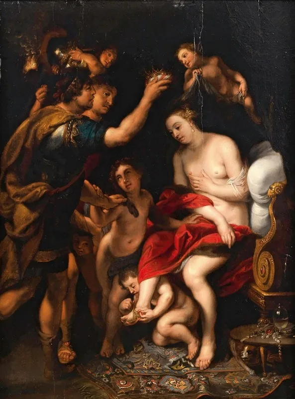 The Coronation Of Roxana By Alexander The Great