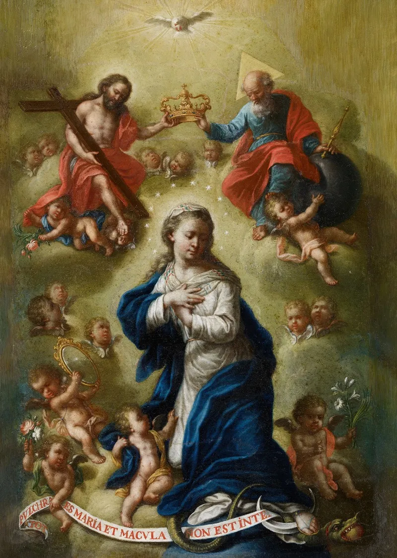 The Coronation Of The Virgin 8 Wall Art by Bernardo Lorente Germán - High-Resolution Digital Print