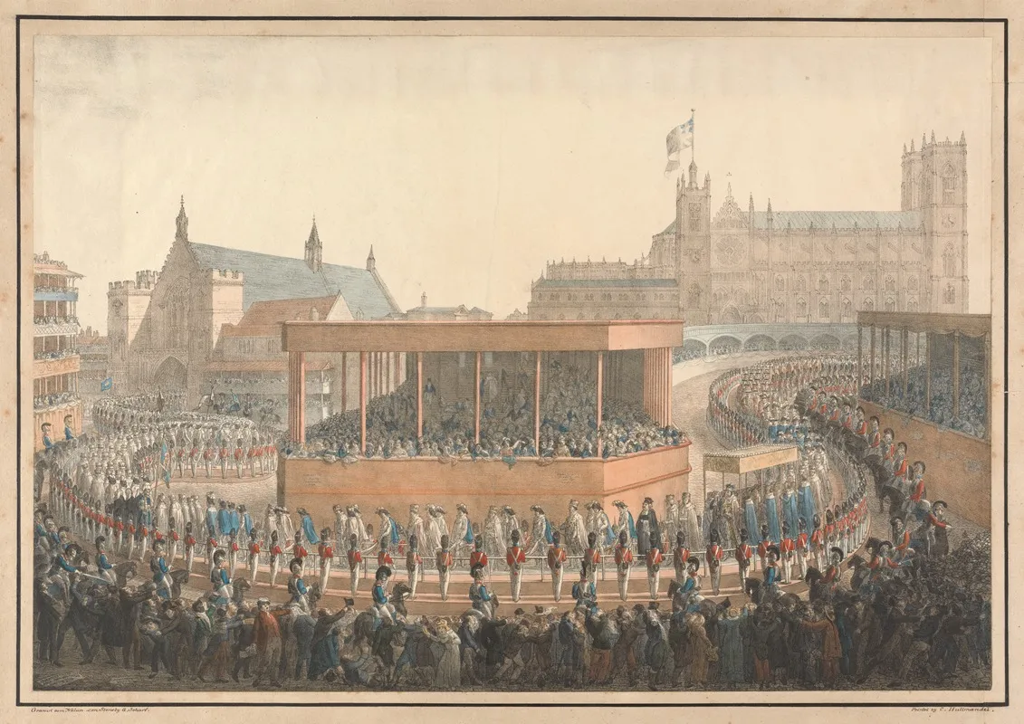 The Coronation Procession Of His Majesty King George The Iv July 19th 1821