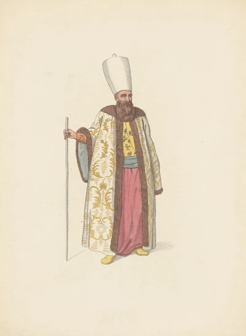 The Costume Of Turkey No 35 Wall Art by Octavian Dalvimart - High-Resolution Digital Print