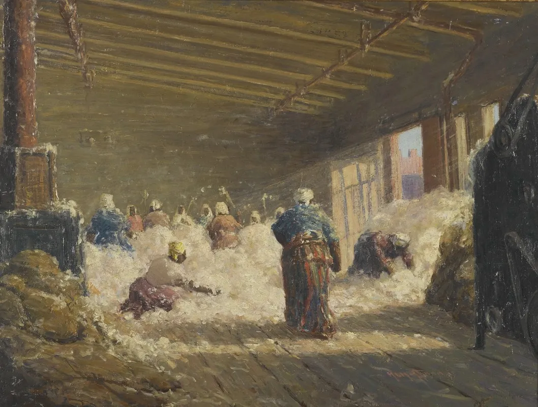 The Cotton Gin Wall Art by Harry Leslie Hoffman - High-Resolution Digital Print
