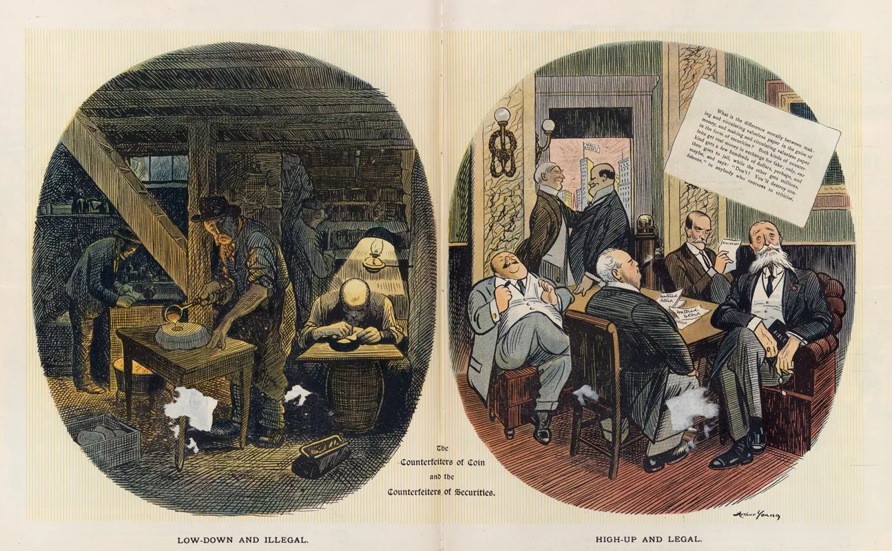 The Counterfeiters Of Coin And The Counterfeiters Of Securities