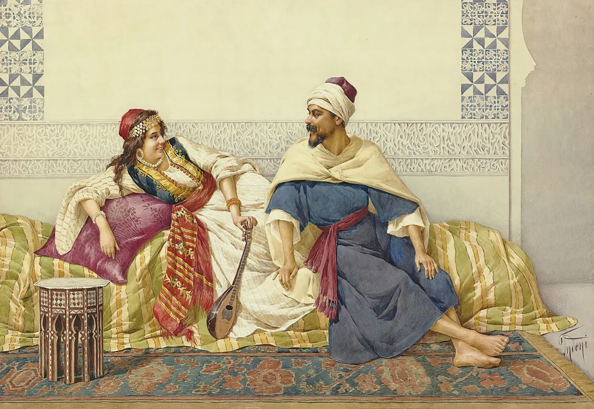 The Courtship Wall Art by Filippo Indoni - High-Resolution Digital Print