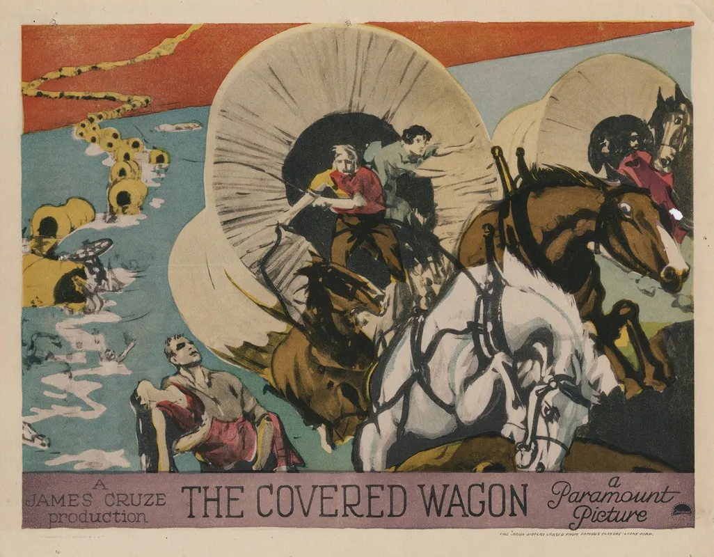 The Covered Wagon 5 Wall Art by James Cruze - High-Resolution Digital Print