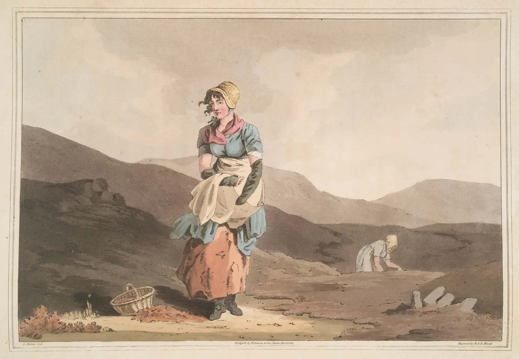 The Cranberry Girl Plate 13 Wall Art by George Walker - High-Resolution Digital Print