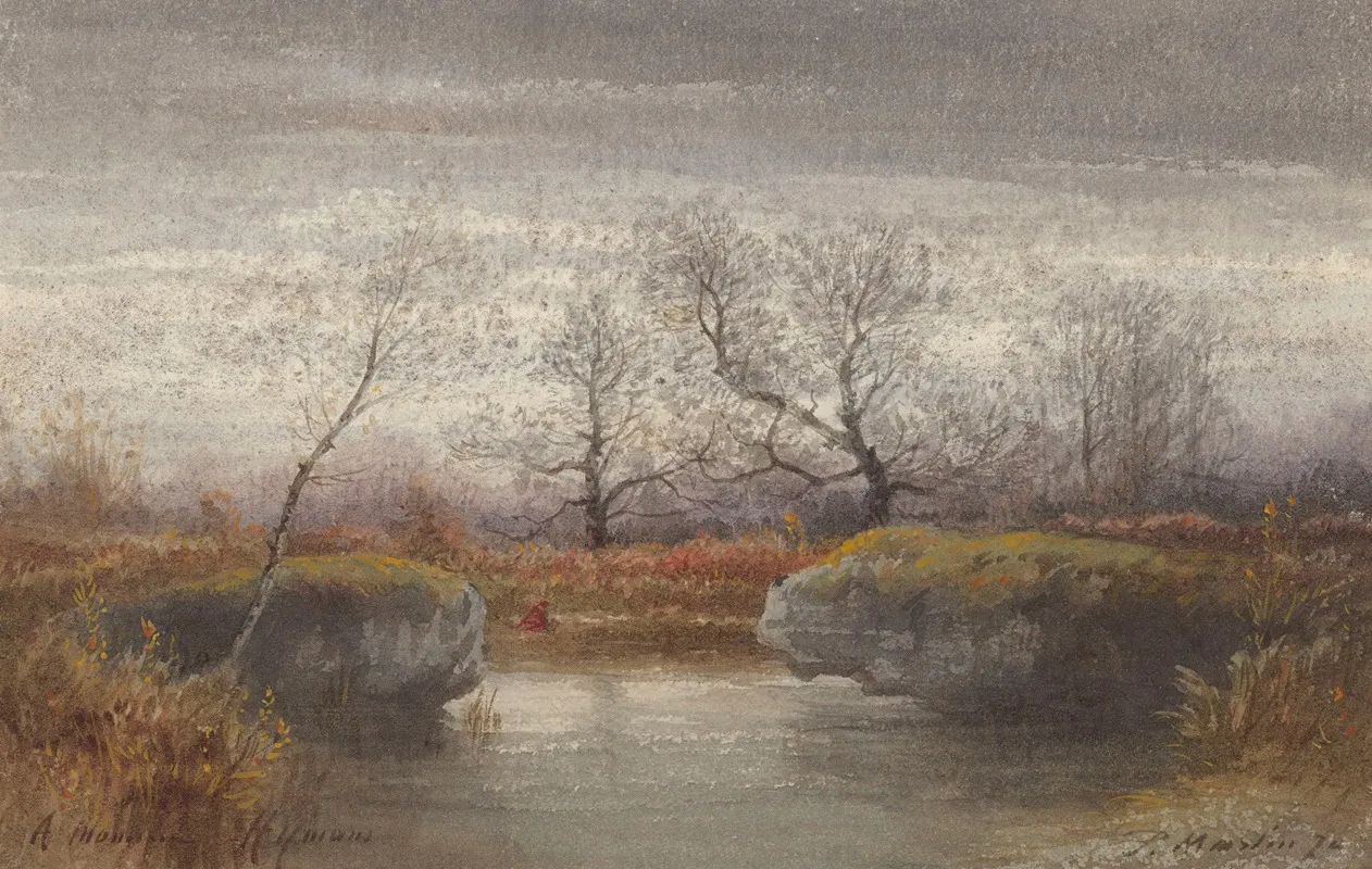 The Cricket Swamp At Digne Les Bains Wall Art by Paul Martin - High-Resolution Digital Print