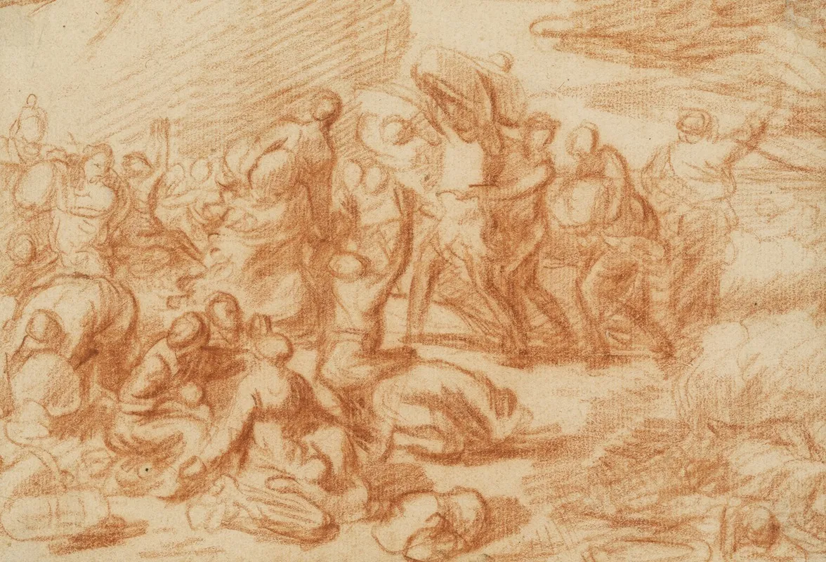 The Crossing Of The Red Sea 3 Wall Art by Nicolas Poussin - High-Resolution Digital Print