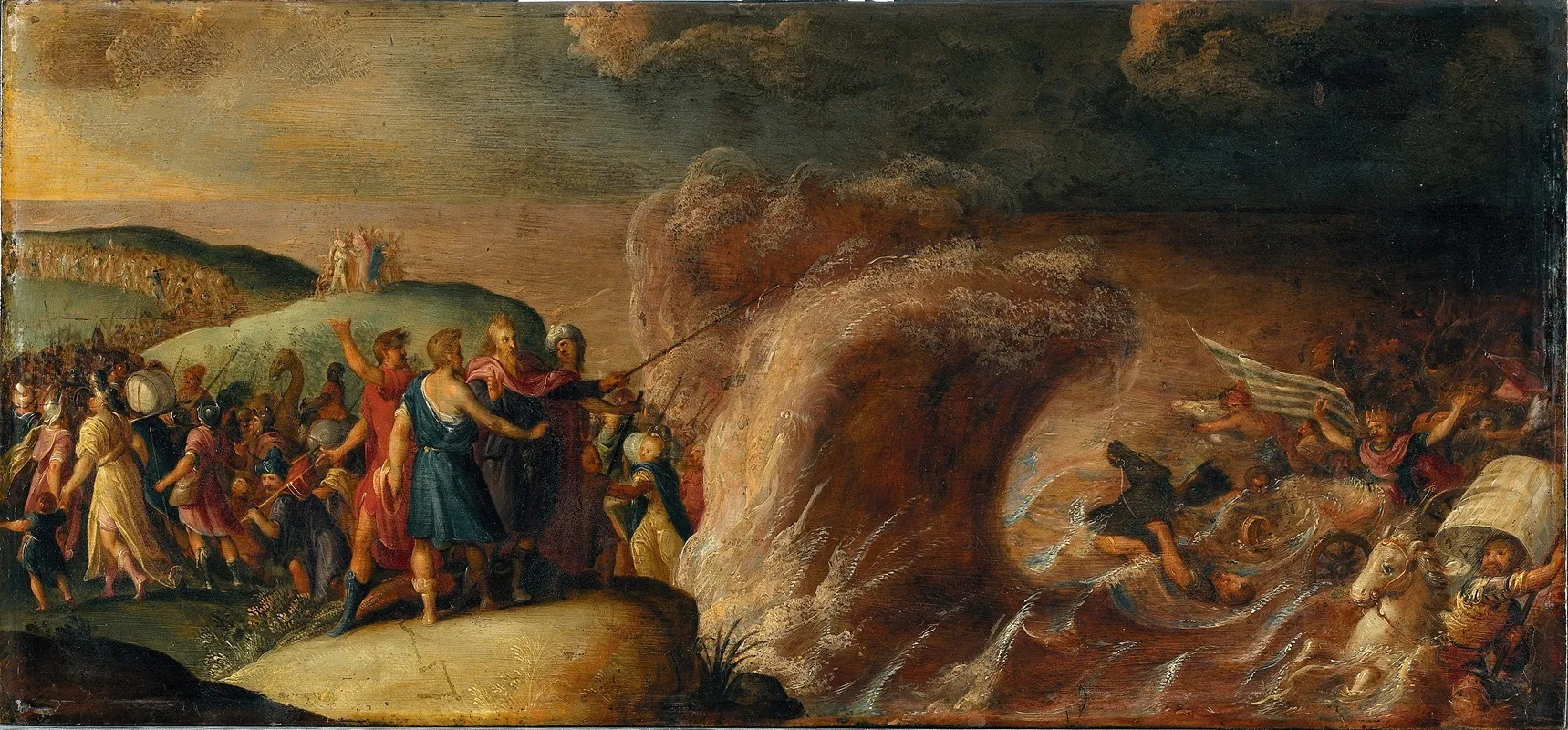 The Crossing Of The Red Sea Wall Art by Frans Francken the Younger - High-Resolution Digital Print