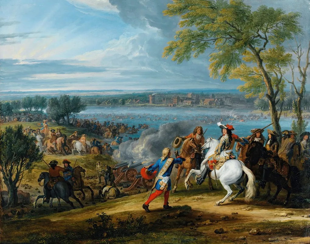 The Crossing Of The Rhine At Lobith On The 16th Of June 1672