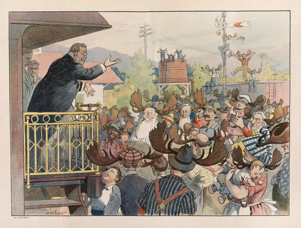 The Crowd As It Looks To Theodore