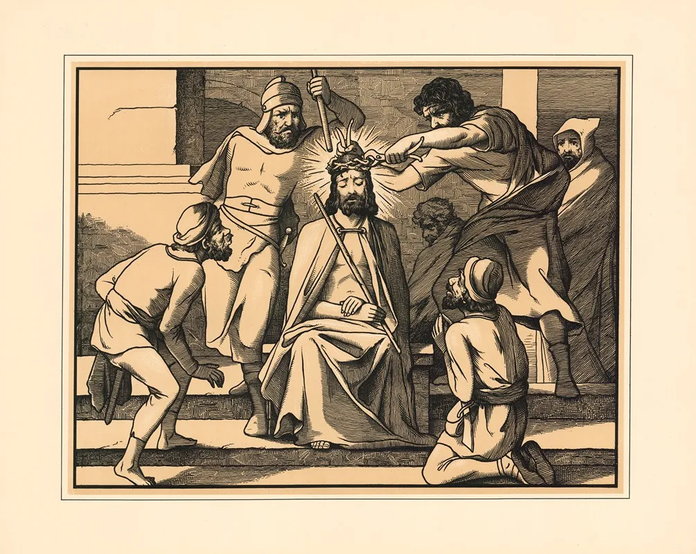 The Crown Of Thorns Wall Art by Aschendorff - High-Resolution Digital Print