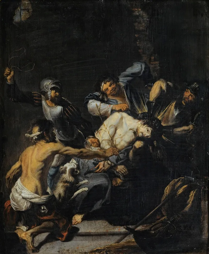 The Crowning With Thorns 3 Wall Art by Simon de Vos - High-Resolution Digital Print