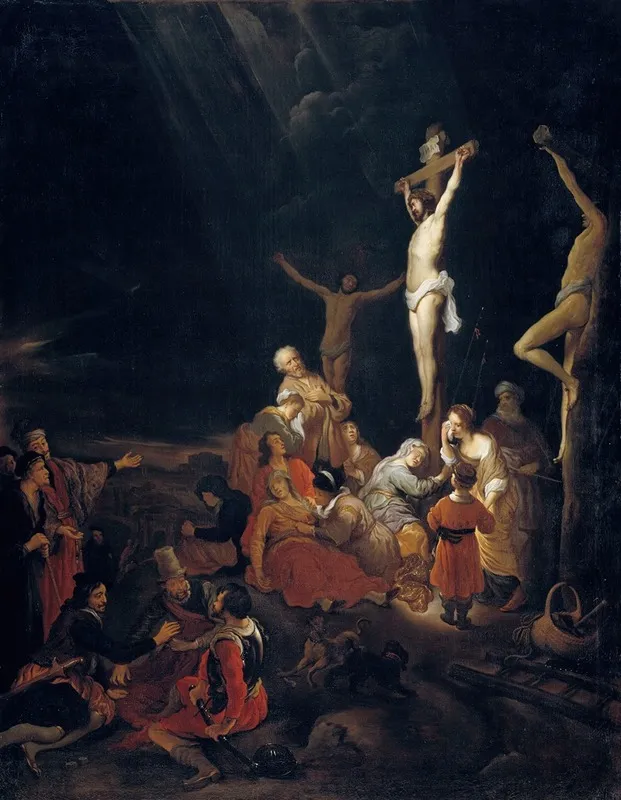 The Crucifixion 10 Wall Art by Govert Flinck - High-Resolution Digital Print