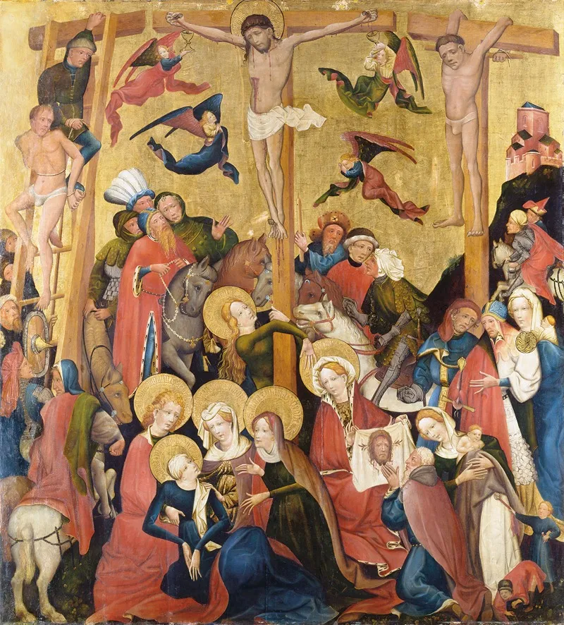 The Crucifixion 13 Wall Art by Master Of The Middle Rhine - High-Resolution Digital Print