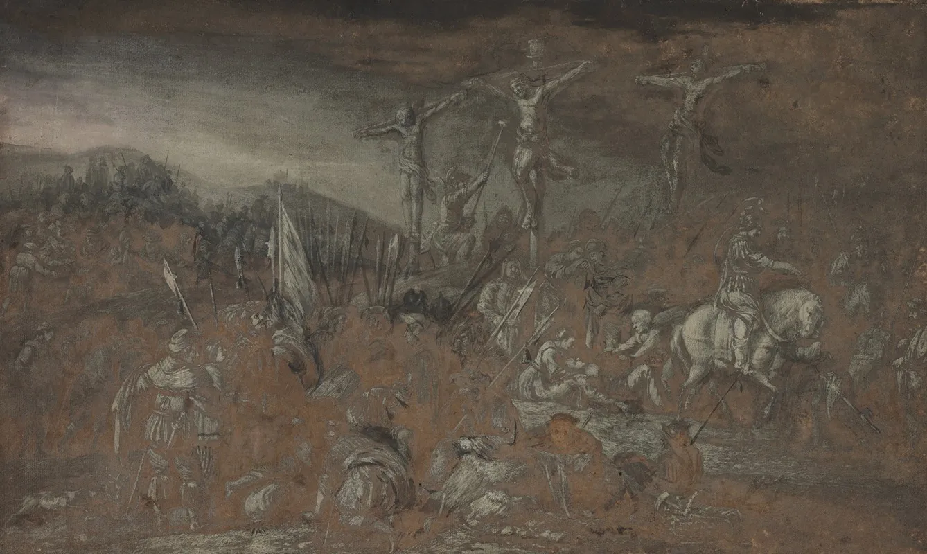 The Crucifixion 16 Wall Art by Gerrit Battem - High-Resolution Digital Print