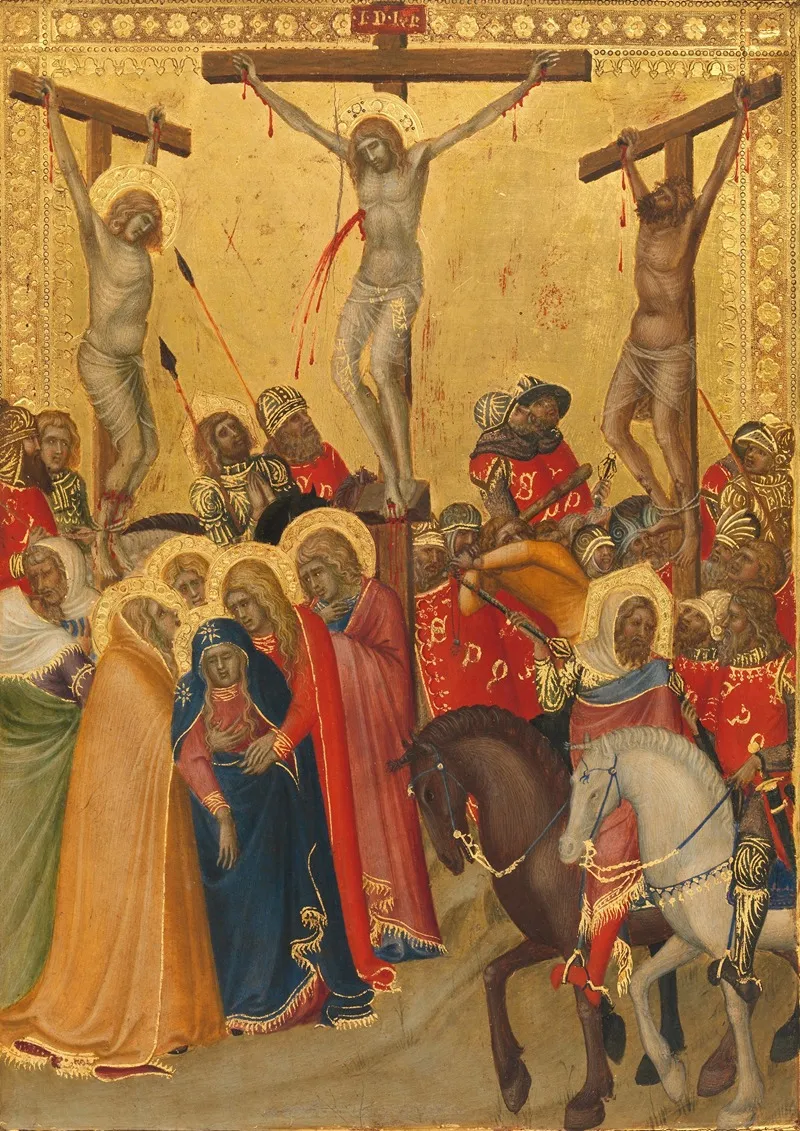 The Crucifixion 35 Wall Art by Pietro Lorenzetti - High-Resolution Digital Print