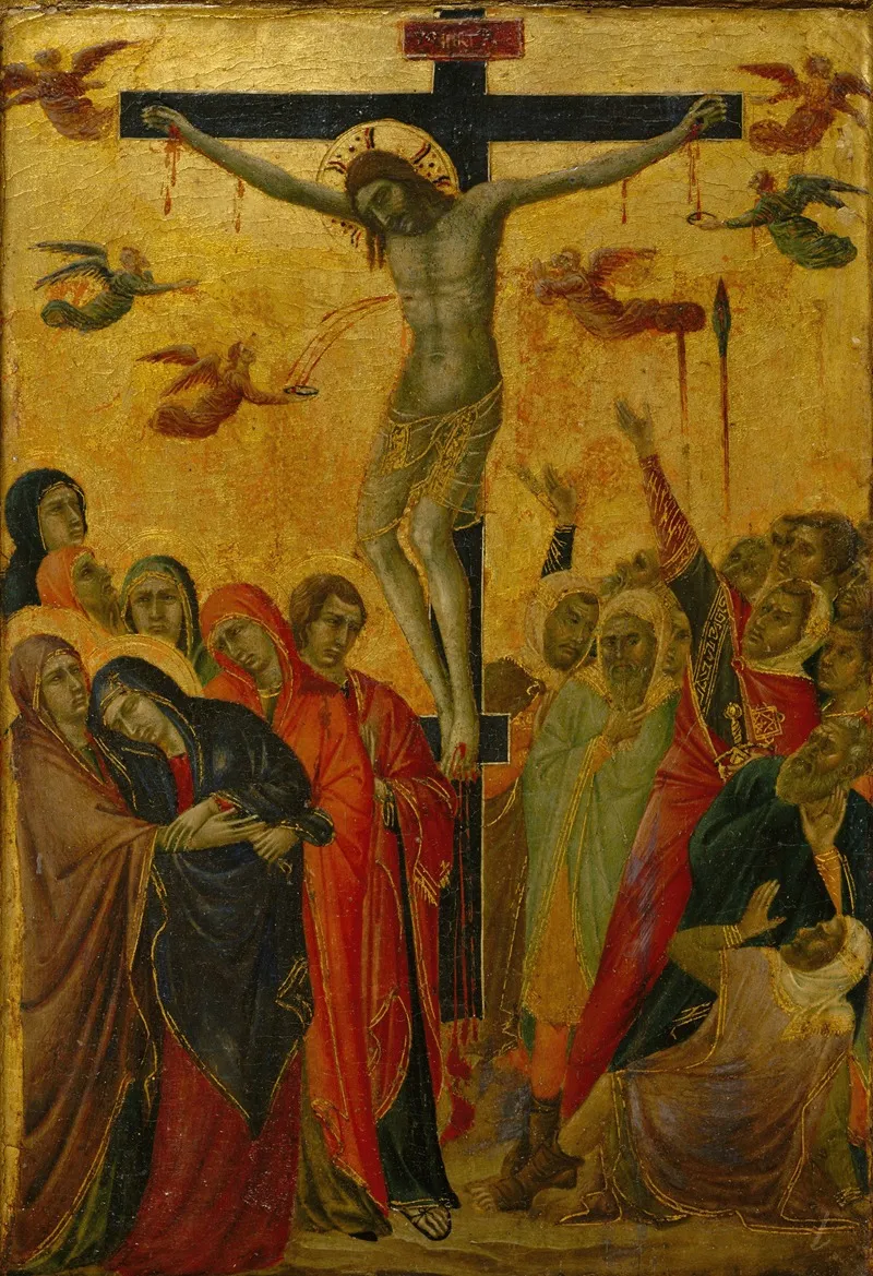 The Crucifixion 38 Wall Art by Segna di Buonaventura - High-Resolution Digital Print