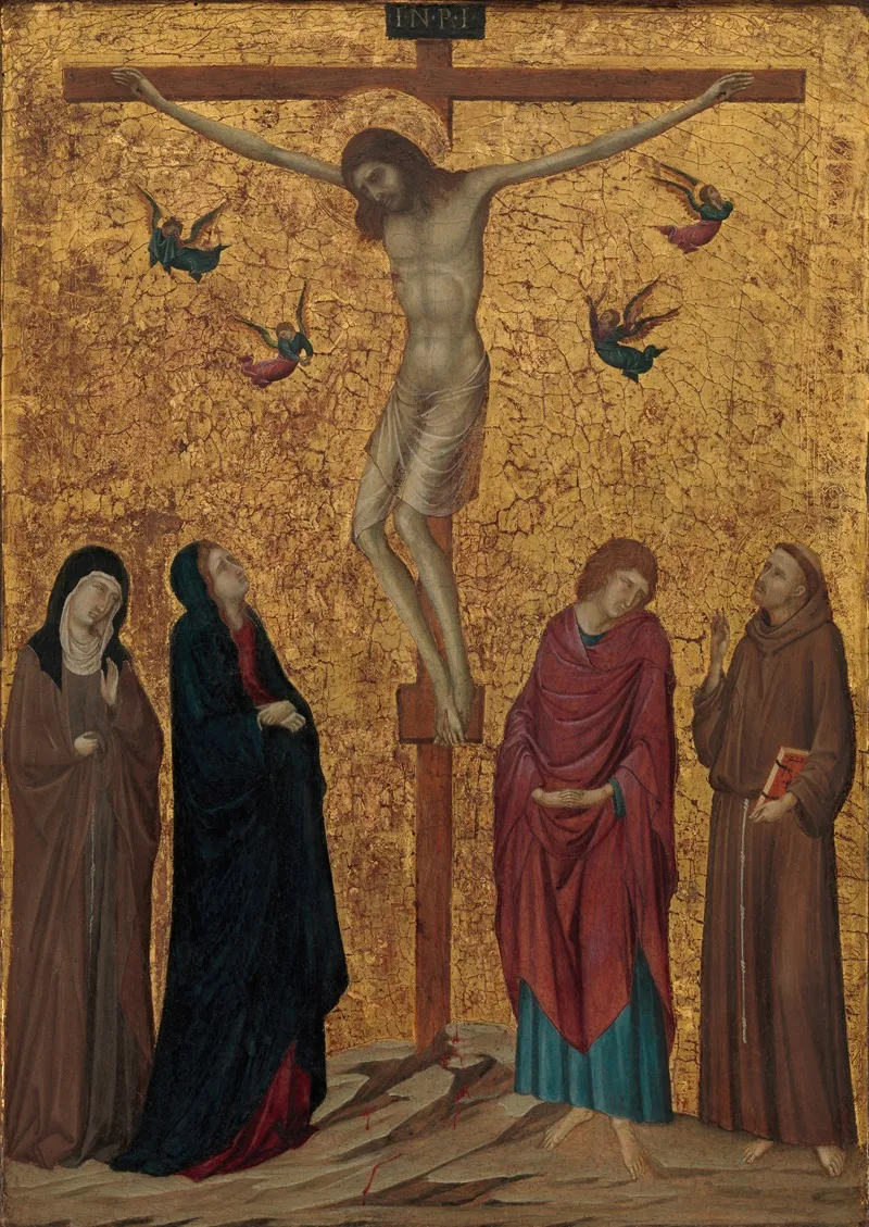 The Crucifixion 40 Wall Art by Ugolino da Siena - High-Resolution Digital Print