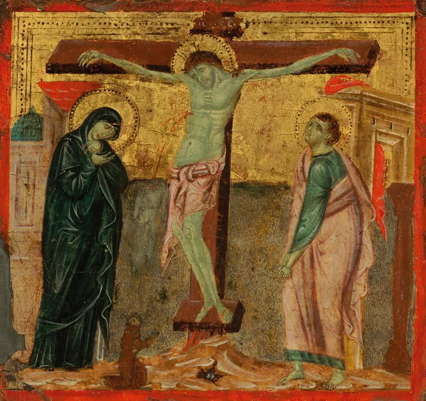 The Crucifixion 60 Wall Art by Master Of The Dotto Chapel - High-Resolution Digital Print
