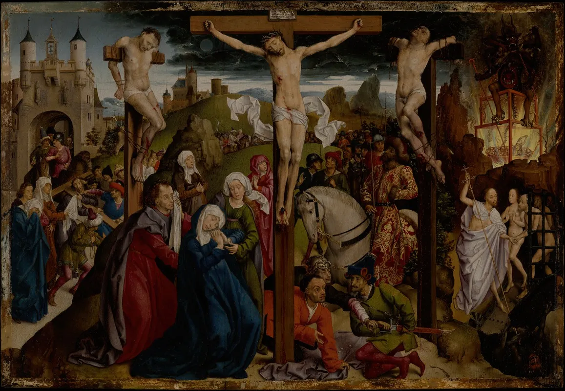 The Crucifixion 63 Wall Art by Dreux Budé Master - High-Resolution Digital Print