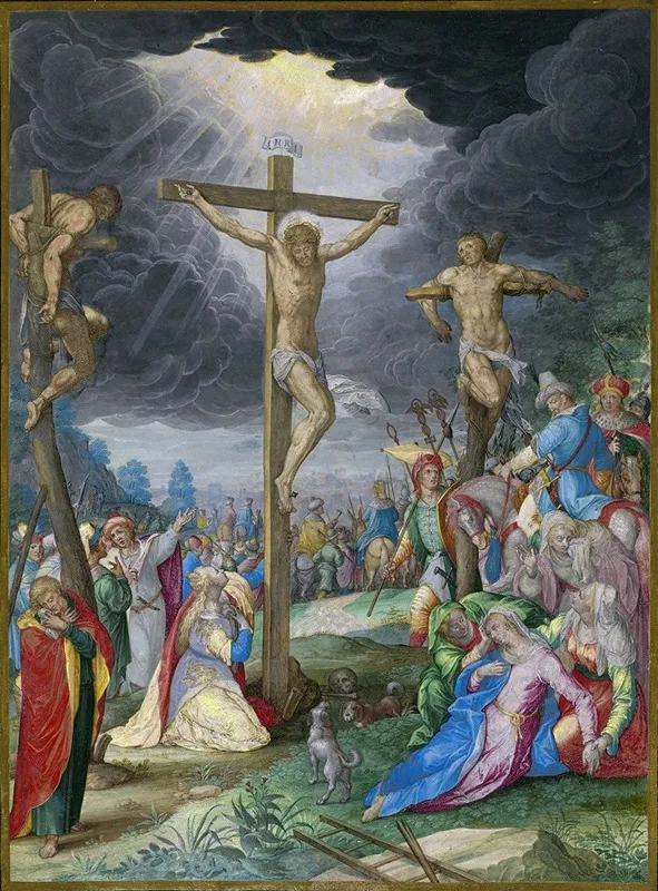 The Crucifixion 7 Wall Art by Friedrich Brentel - High-Resolution Digital Print