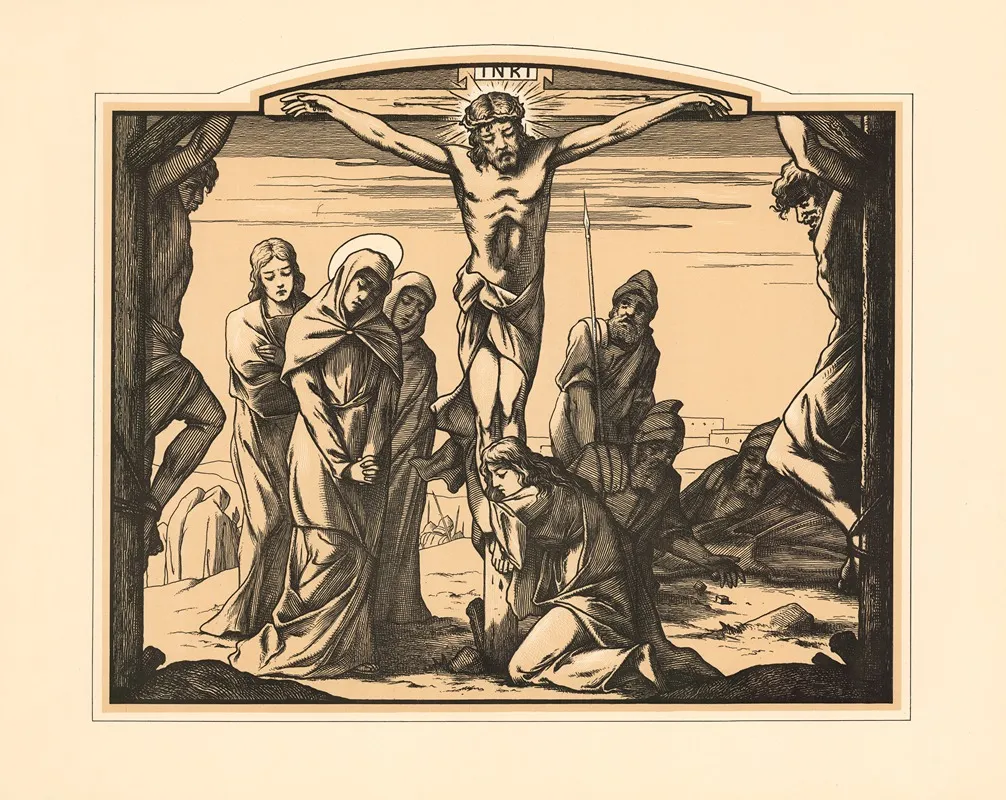 The Crucifixion 82 Wall Art by Aschendorff - High-Resolution Digital Print