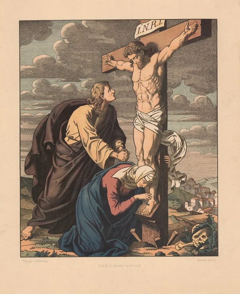 The Crucifixion 83 Wall Art by Carl Ehrenberg - High-Resolution Digital Print