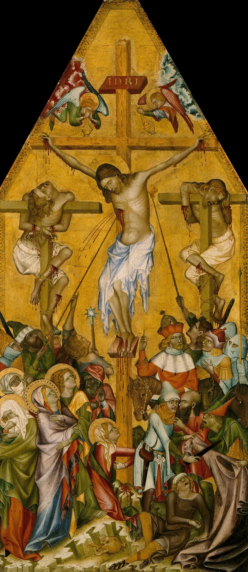 The Crucifixion Of Christ Kaufmann Crucifixion Wall Art by Master of Vyšší Brod - High-Resolution Digital Print