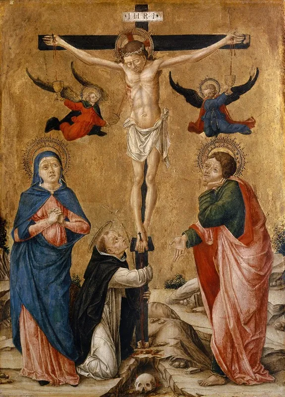 The Crucifixion Of Christ Wall Art by Bartolomeo Vivarini - High-Resolution Digital Print